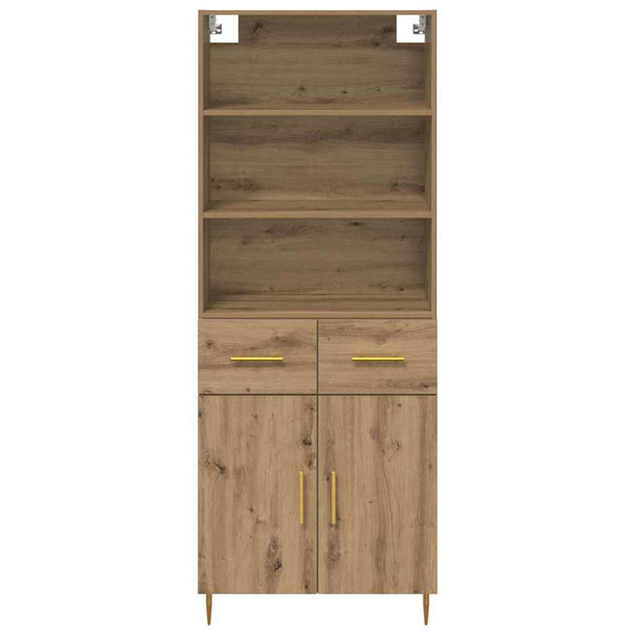 Bufet Stejar Artizanal 69,5 x 34 x 180 cm Lemn compozit - WALTI WALTI