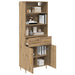 Bufet Stejar Artizanal 69,5 x 34 x 180 cm Lemn compozit - WALTI WALTI