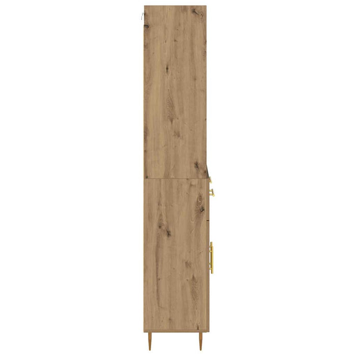 Bufet Stejar Artizanal 69,5 x 34 x 180 cm Lemn compozit - WALTI WALTI