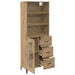 Bufet Stejar Artizanal 69,5 x 34 x 180 cm Lemn compozit - WALTI WALTI