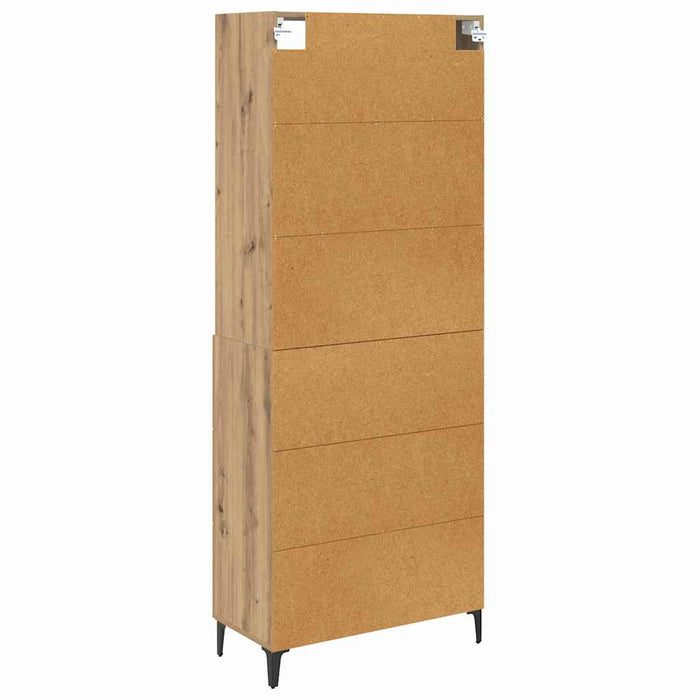 Bufet Stejar Artizanal 69,5 x 34 x 180 cm Lemn compozit - WALTI WALTI