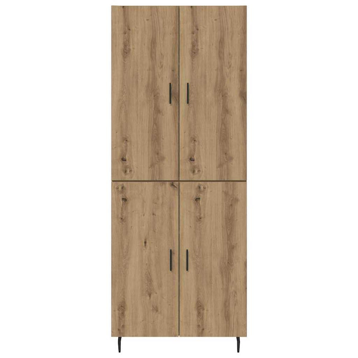 Bufet 2 pcs Stejar Artizanal 69,5 x 34 x 180 cm Lemn compozit WALTI