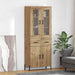 Bufet Stejar Artizanal 69,5 x 34 x 180 cm Lemn compozit - WALTI WALTI