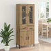 Bufet Stejar Artizanal 69,5 x 34 x 180 cm Lemn compozit - WALTI WALTI