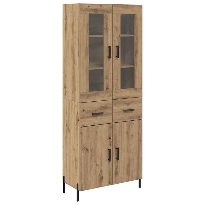 Bufet Stejar Artizanal 69,5 x 34 x 180 cm Lemn compozit - WALTI WALTI