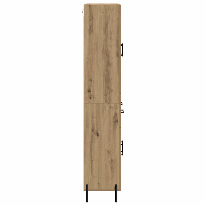 Bufet Stejar Artizanal 69,5 x 34 x 180 cm Lemn compozit - WALTI WALTI