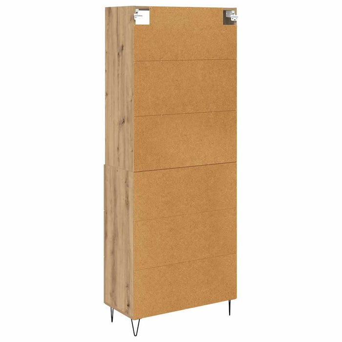 Bufet Stejar Artizanal 69,5 x 34 x 180 cm Lemn compozit - WALTI WALTI