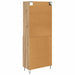 Bufet Stejar Artizanal 69,5 x 34 x 180 cm Lemn compozit - WALTI WALTI