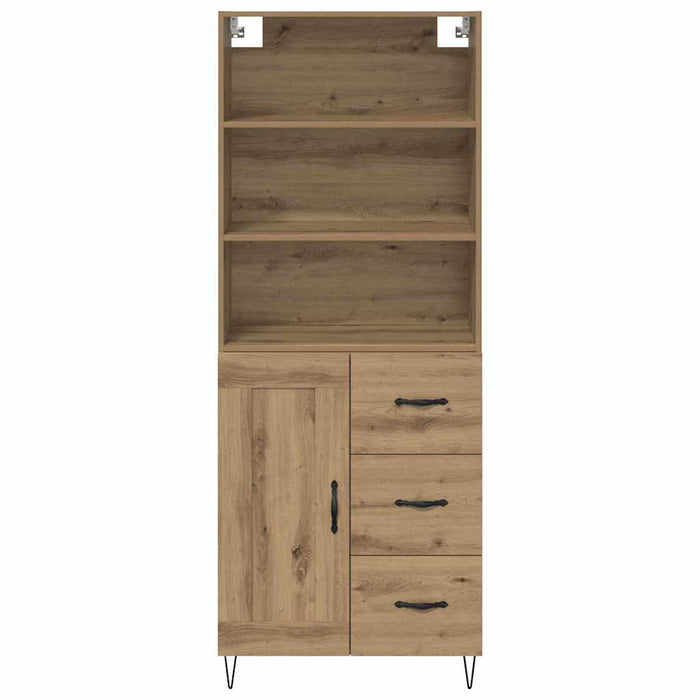 Bufet Stejar Artizanal 69,5 x 34 x 180 cm Lemn compozit - WALTI WALTI