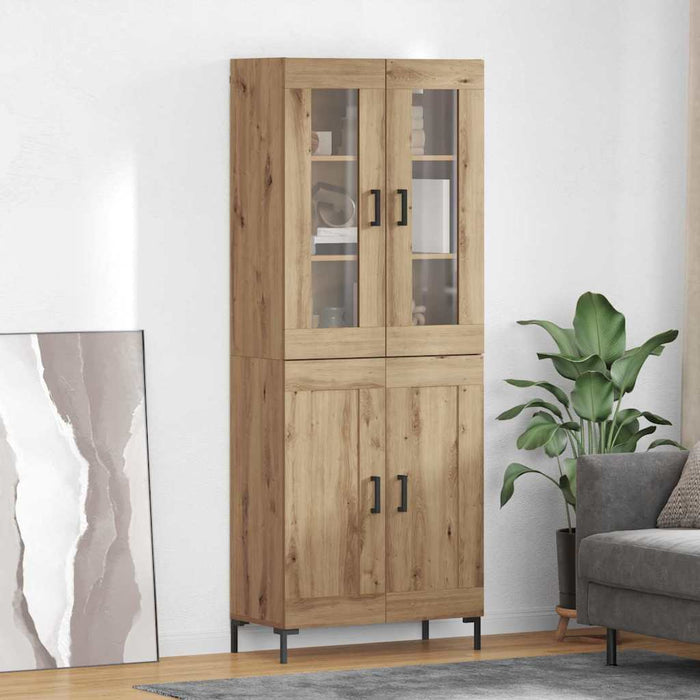 Bufet 2 pcs Stejar Artizanal Lemn compozit - WALTI WALTI
