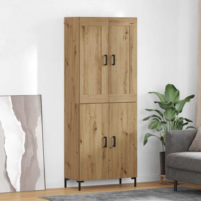 Bufet 2 buc. Stejar Artizanal 69,5 x 34 x 180 cm Lemn prelucrat WALTI