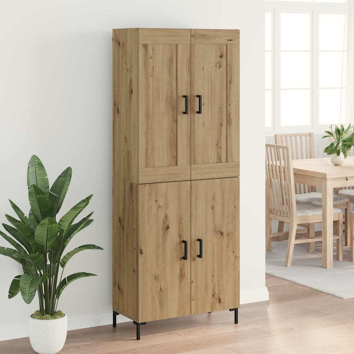 Bufet 2 buc. Stejar Artizanal 69,5 x 34 x 180 cm Lemn prelucrat WALTI