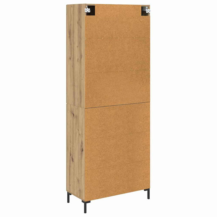 Bufet 2 buc. Stejar Artizanal 69,5 x 34 x 180 cm Lemn prelucrat WALTI