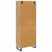 Bufet Stejar Artizanal 69,5 x 34 x 180 cm Lemn compozit - WALTI WALTI