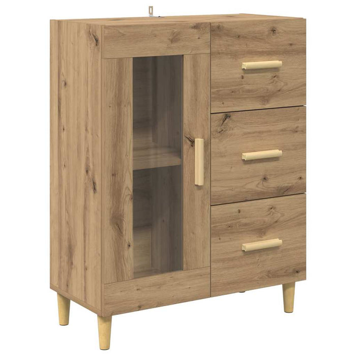 Bufet Stejar Artizanal 69,5 x 34 x 180 cm Lemn compozit - WALTI WALTI