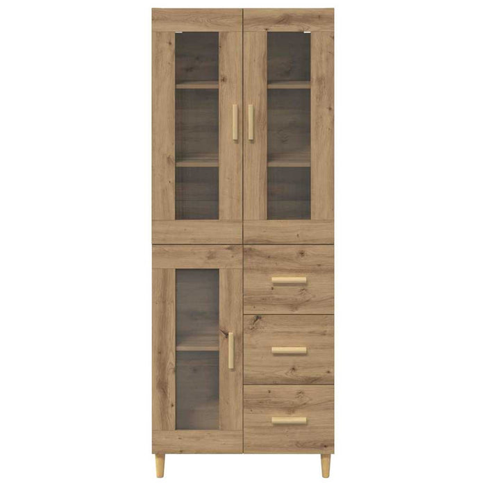 Bufet Stejar Artizanal 69,5 x 34 x 180 cm Lemn compozit - WALTI WALTI