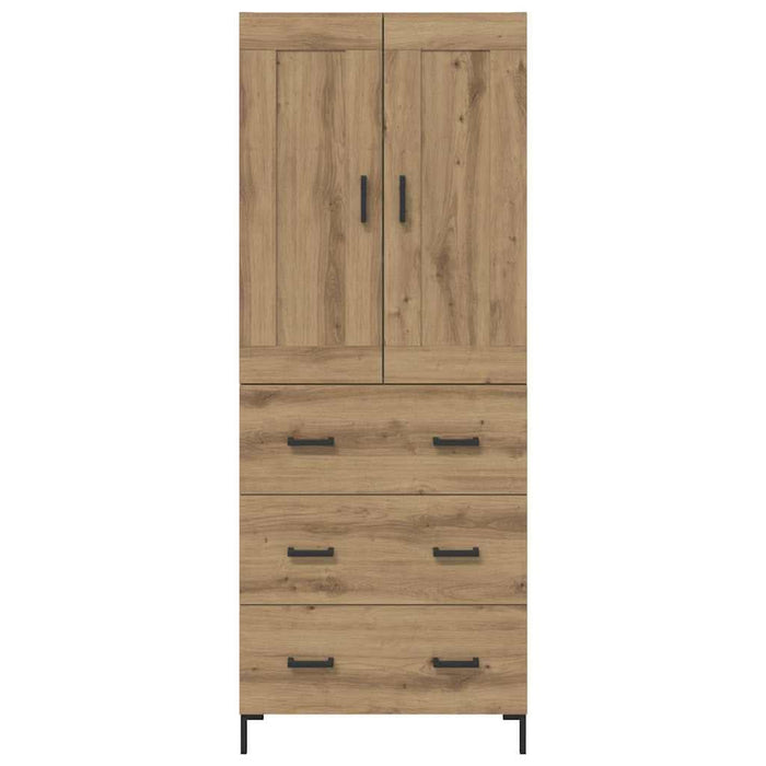 Bufet 2 buc. Stejar Artizanal 69,5 x 34 x 180 cm Lemn prelucrat WALTI