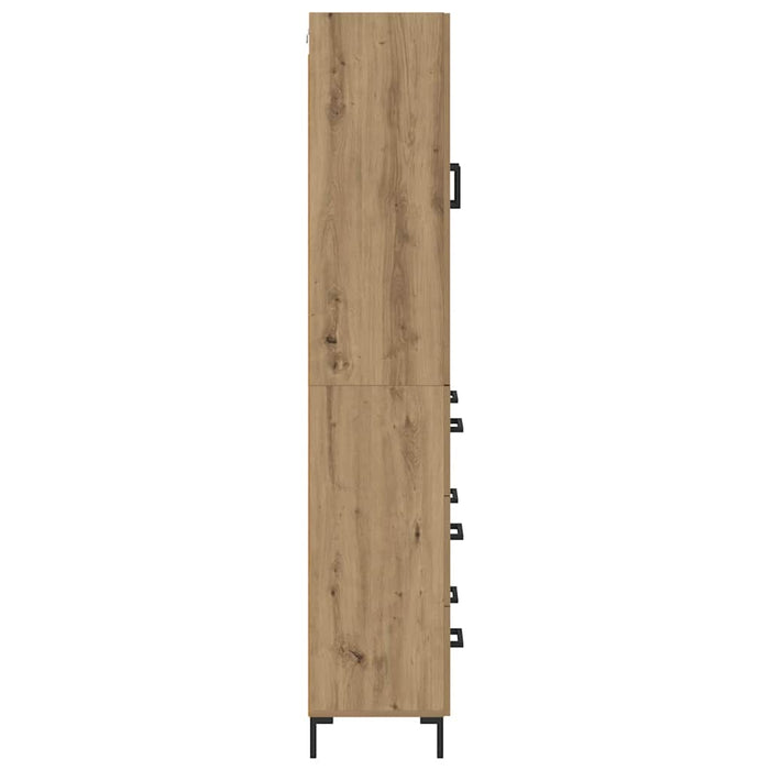 Bufet 2 buc. Stejar Artizanal 69,5 x 34 x 180 cm Lemn prelucrat WALTI