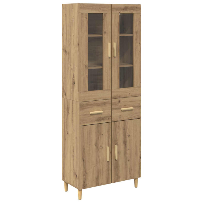 Bufet Stejar Artizanal 69,5 x 34 x 180 cm Lemn compozit - WALTI WALTI