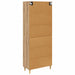 Bufet Stejar Artizanal 69,5 x 34 x 180 cm Lemn compozit - WALTI WALTI