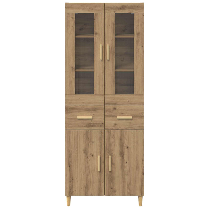 Bufet Stejar Artizanal 69,5 x 34 x 180 cm Lemn compozit - WALTI WALTI