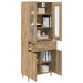 Bufet Stejar Artizanal 69,5 x 34 x 180 cm Lemn compozit - WALTI WALTI