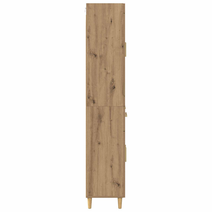 Bufet Stejar Artizanal 69,5 x 34 x 180 cm Lemn compozit - WALTI WALTI
