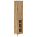 Bufet Stejar Artizanal 34,5 x 34 x 180 cm Lemn compozit - WALTI WALTI