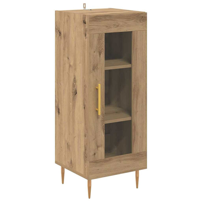 Bufet Stejar Artizanal 34,5 x 34 x 180 cm Lemn compozit - WALTI WALTI
