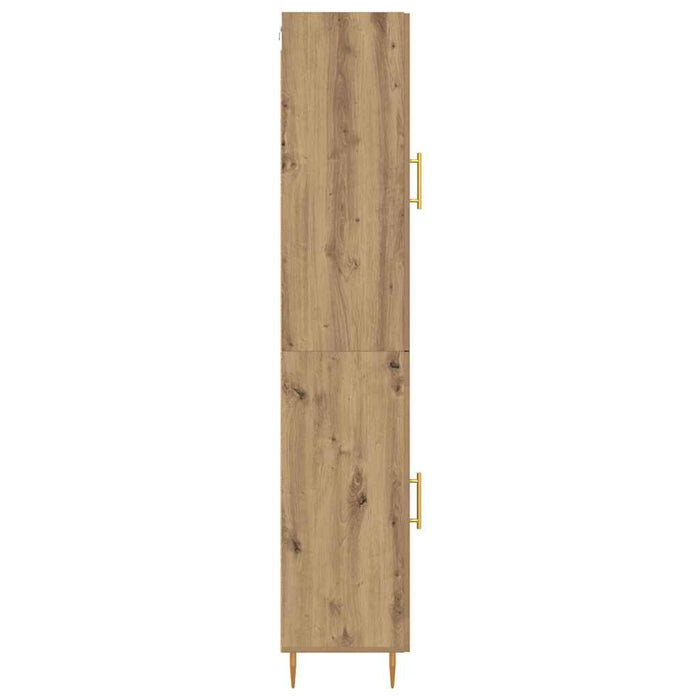 Bufet Stejar Artizanal 34,5 x 34 x 180 cm Lemn compozit - WALTI WALTI