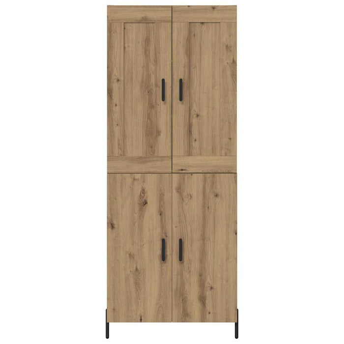 Bufet 2 pcs Stejar Artizanal Lemn compozit WALTI