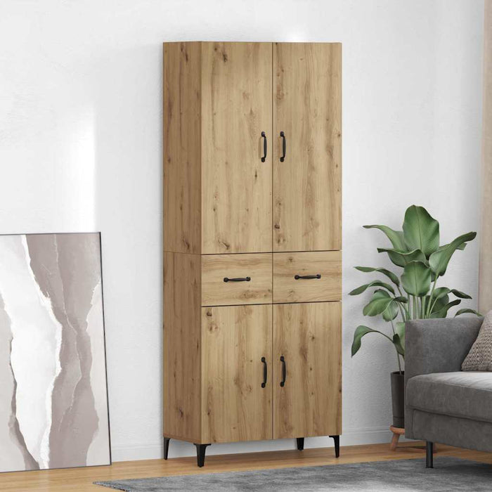 Bufet Stejar Artizanal 69,5 x 34 x 180 cm Lemn compozit - WALTI WALTI