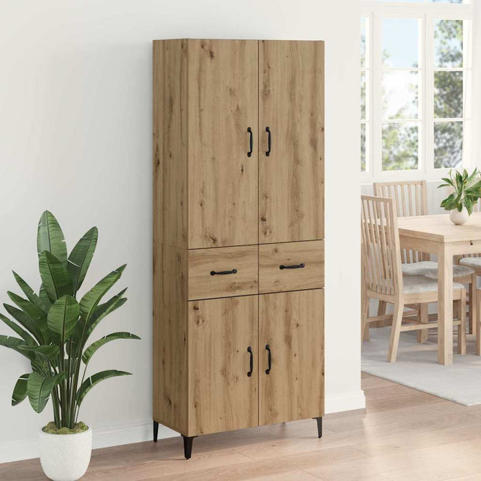Bufet Stejar Artizanal 69,5 x 34 x 180 cm Lemn compozit - WALTI WALTI