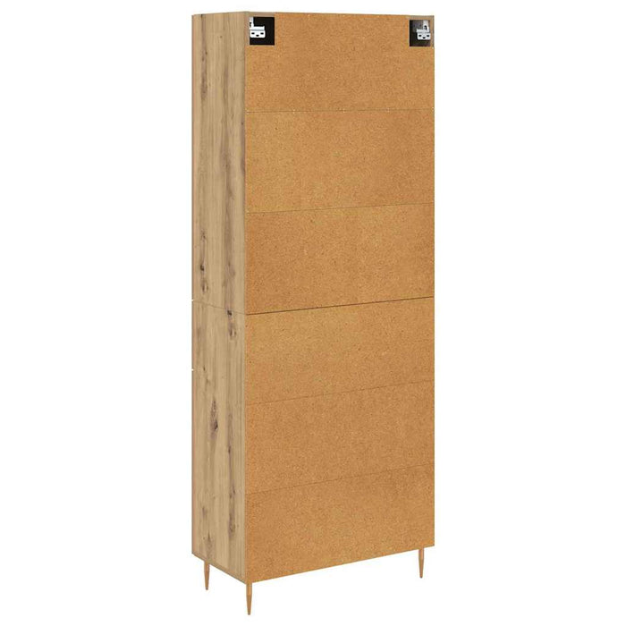 Bufet Stejar Artizanal 69,5 x 34 x 180 cm Lemn compozit - WALTI WALTI