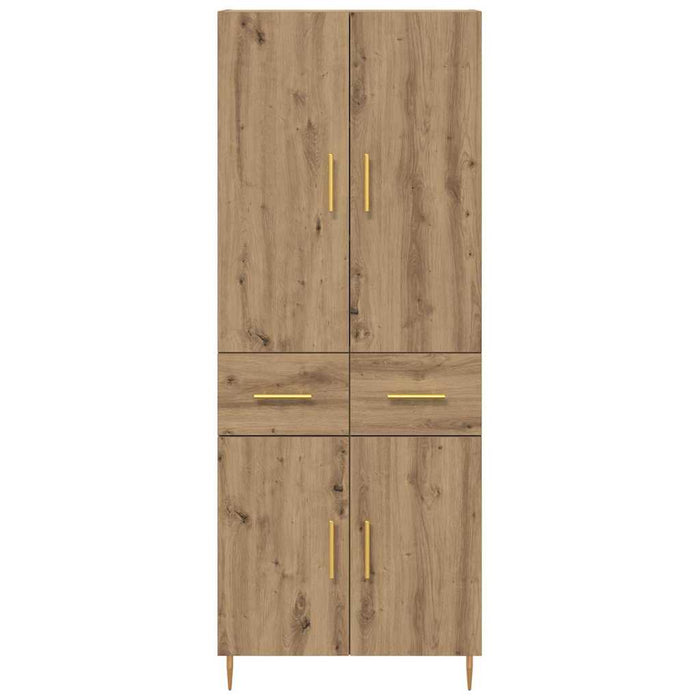 Bufet Stejar Artizanal 69,5 x 34 x 180 cm Lemn compozit - WALTI WALTI