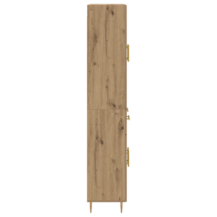 Bufet Stejar Artizanal 69,5 x 34 x 180 cm Lemn compozit - WALTI WALTI