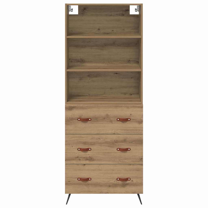 Bufet Stejar Artizanal 69,5 x 34 x 180 cm Lemn compozit - WALTI WALTI
