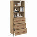 Bufet Stejar Artizanal 69,5 x 34 x 180 cm Lemn compozit - WALTI WALTI