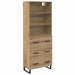 Bufet cu sertar 2 pcs Stejar Artizanal Lemn compozit - WALTI WALTI