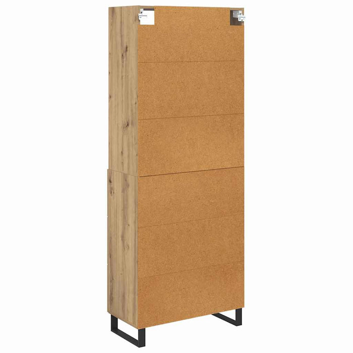 Bufet cu sertar 2 pcs Stejar Artizanal Lemn compozit - WALTI WALTI