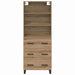 Bufet cu sertar 2 pcs Stejar Artizanal Lemn compozit - WALTI WALTI