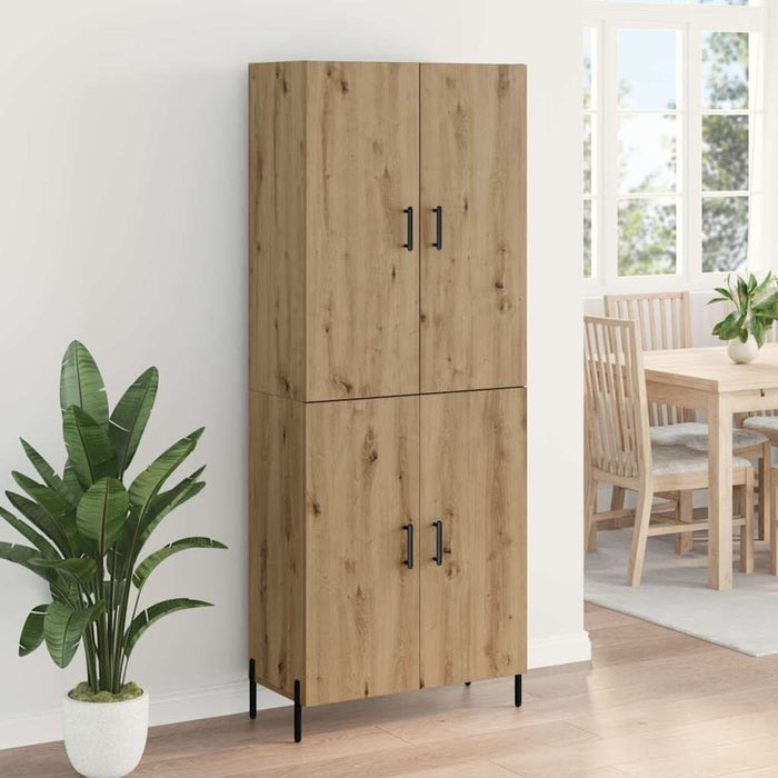 Bufet Stejar Artizanal 69,5 x 34 x 180 cm Lemn compozit - WALTI WALTI