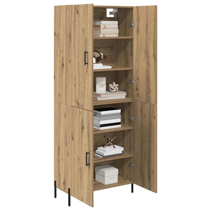 Bufet Stejar Artizanal 69,5 x 34 x 180 cm Lemn compozit - WALTI WALTI