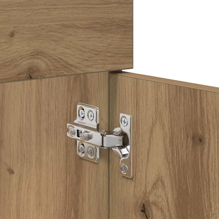 Dulap de Baie Stejar Artizanal 100 x 38,5 x 46 cm Lemn compozit - WALTI WALTI