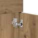 Dulap de Baie Stejar Artizanal 100 x 38,5 x 46 cm Lemn compozit - WALTI WALTI