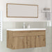 Dulap de Baie Stejar Artizanal 100 x 38,5 x 46 cm Lemn compozit - WALTI WALTI