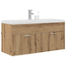 Dulap de Baie Stejar Artizanal 100 x 38,5 x 46 cm Lemn compozit - WALTI WALTI