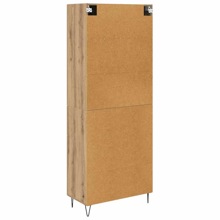 Bufet Stejar Artizanal 69,5 x 34 x 180 cm Lemn compozit - WALTI WALTI