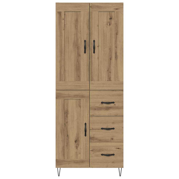 Bufet Stejar Artizanal 69,5 x 34 x 180 cm Lemn compozit - WALTI WALTI