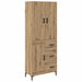 Bufet Stejar Artizanal 69,5 x 34 x 180 cm Lemn compozit - WALTI WALTI
